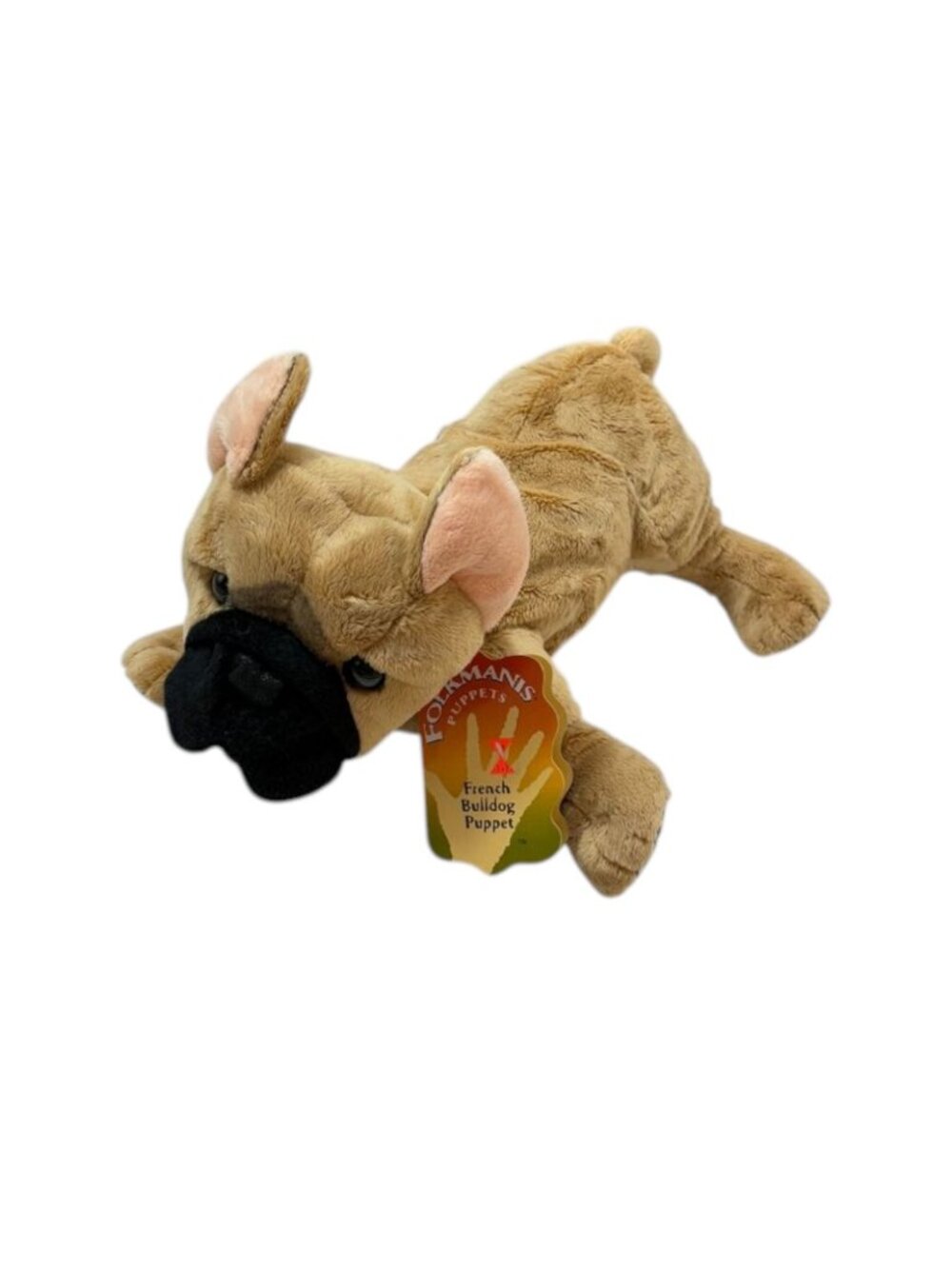 Fokmanis Puppet French Bulldog Plush Dog‎ 16 inch